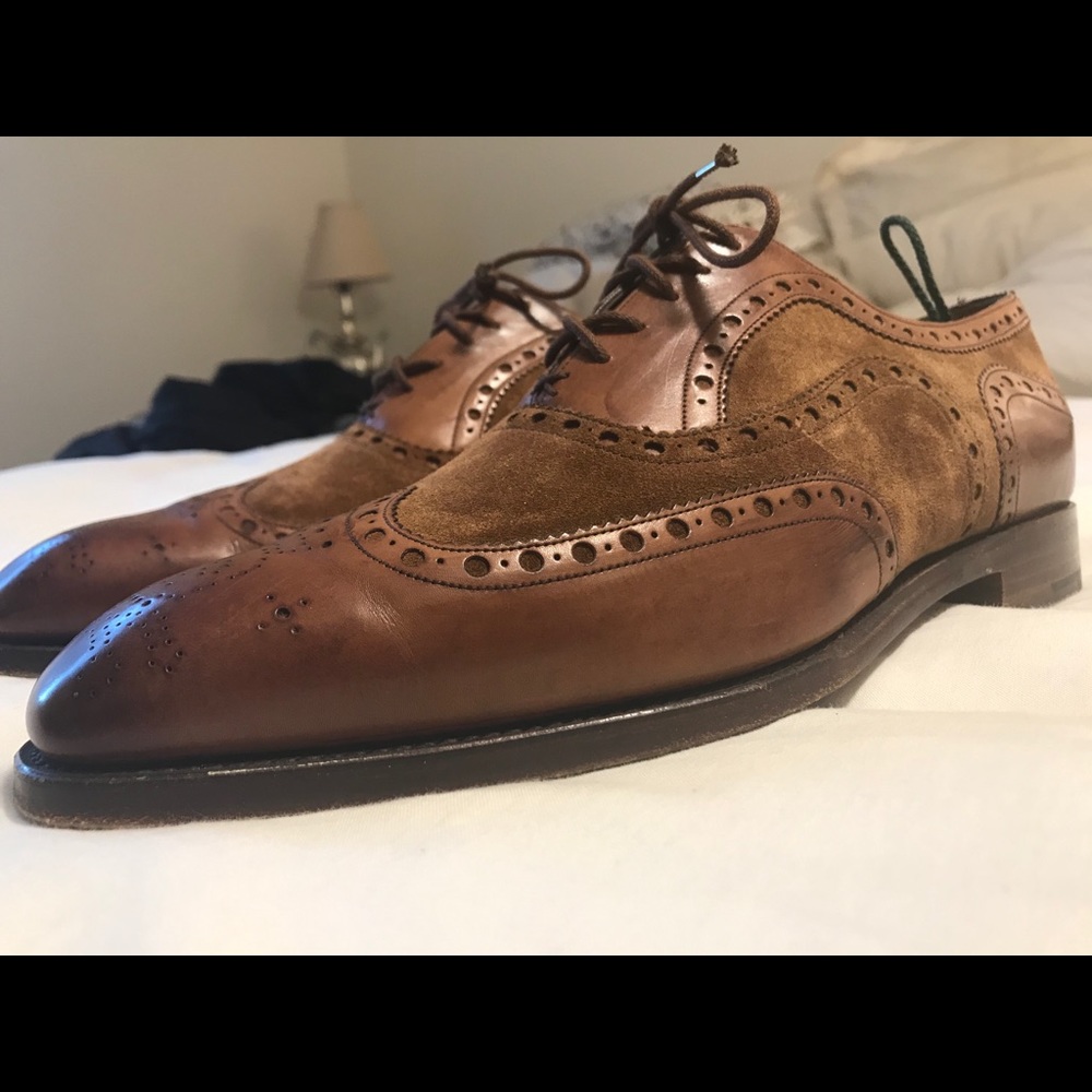 Barker Black skull shoes